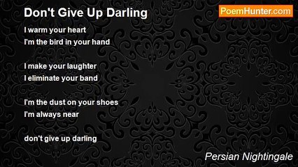 Persian Nightingale - Don't Give Up Darling