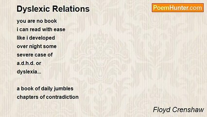 Floyd Crenshaw - Dyslexic Relations