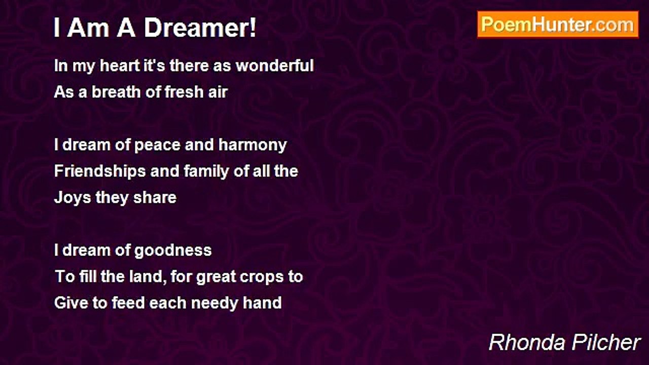 Rhonda Pilcher - I Am A Dreamer!