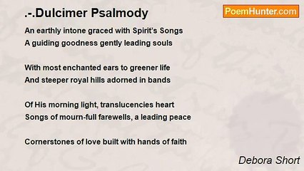 Debora Short - .-.Dulcimer Psalmody