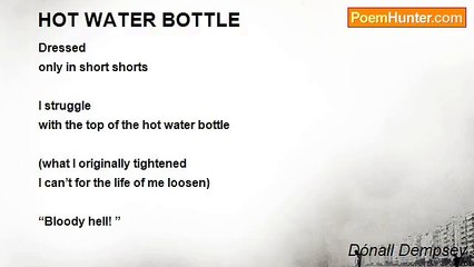 Dónall Dempsey - HOT WATER BOTTLE