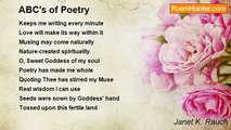 Janet K. Rauch - ABC's of Poetry