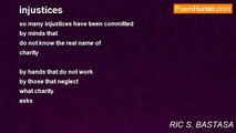 RIC S. BASTASA - injustices
