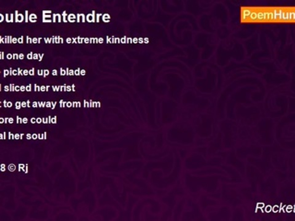 Rocket James - Double Entendre