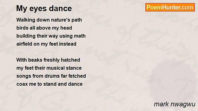 mark nwagwu - My eyes dance