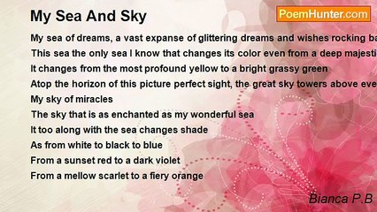Bianca P.B - My Sea And Sky