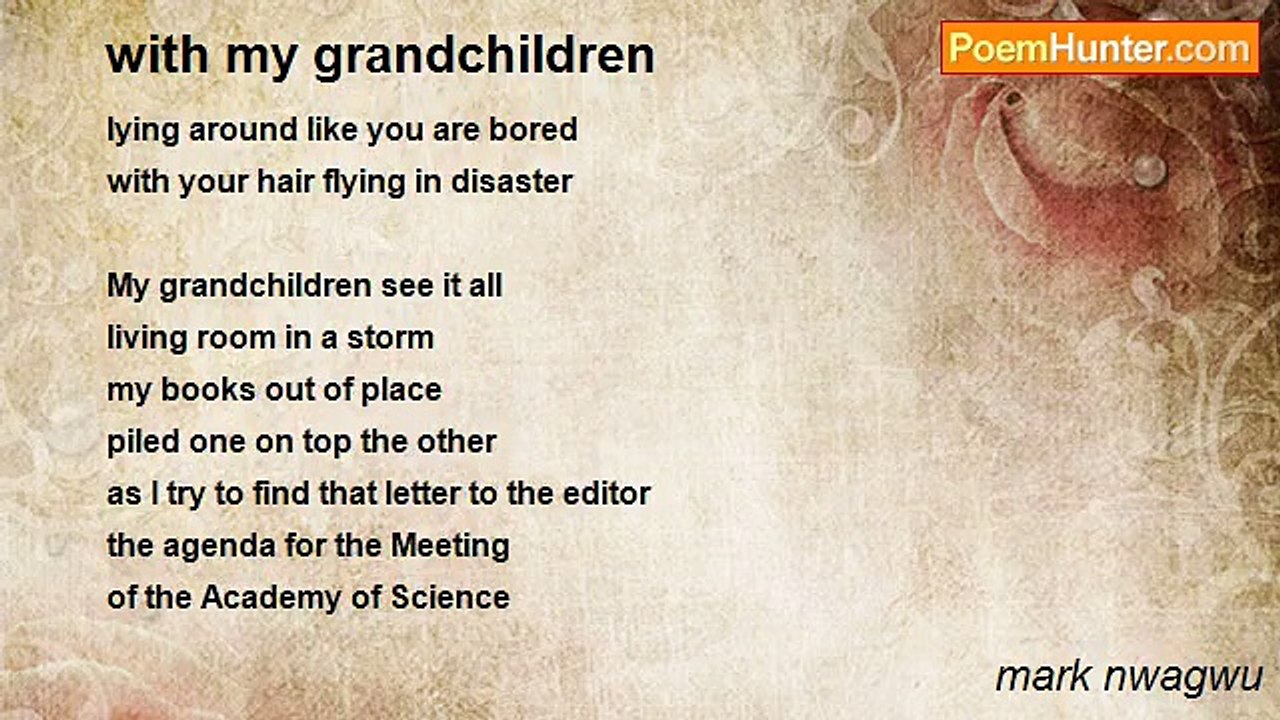 mark nwagwu - with my grandchildren