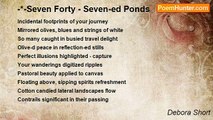 Debora Short - -*-Seven Forty - Seven-ed Ponds