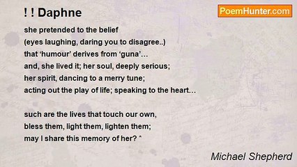 Michael Shepherd - ! ! Daphne