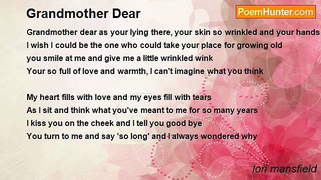 lori mansfield - Grandmother Dear