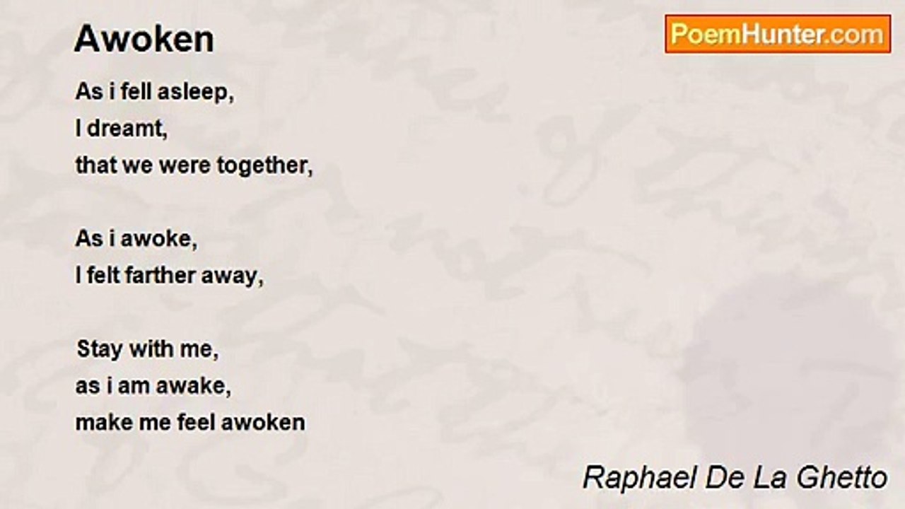 Raphael De La Ghetto - Awoken