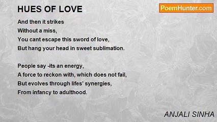 ANJALI SINHA - HUES OF LOVE