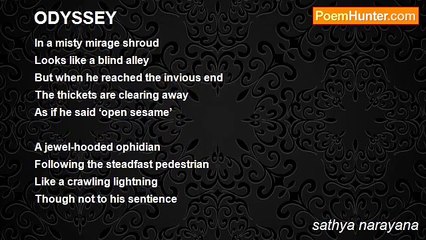 sathya narayana - ODYSSEY