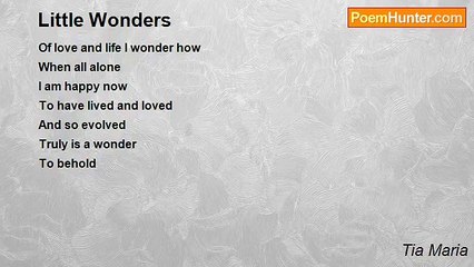 Tia Maria - Little Wonders