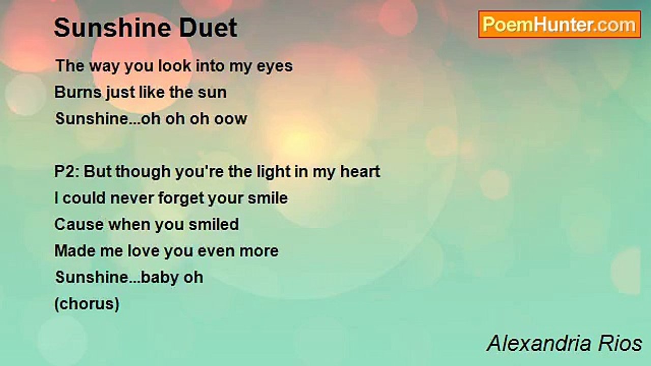 Alexandria Rios - Sunshine Duet