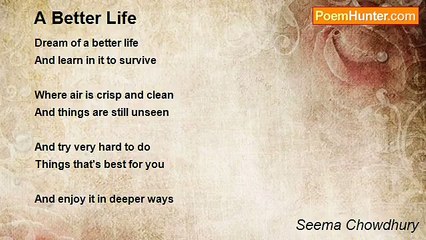 Seema Chowdhury - A Better Life