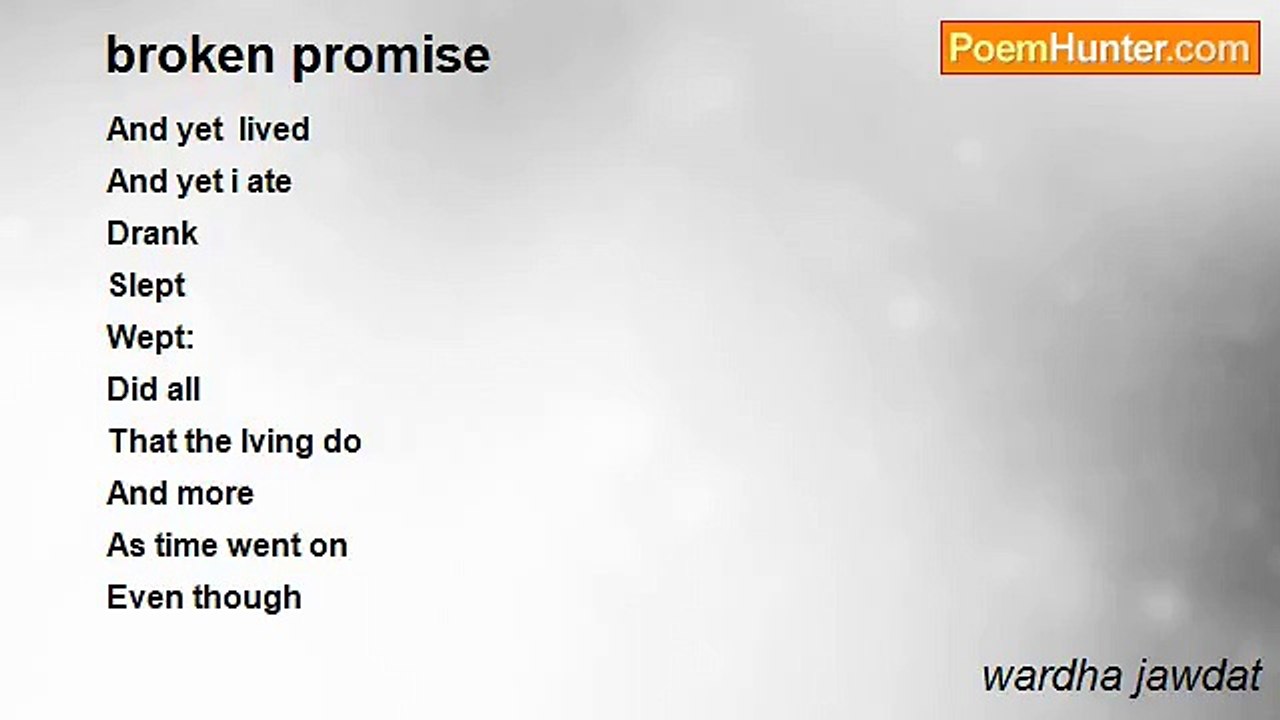 wardha jawdat - broken promise