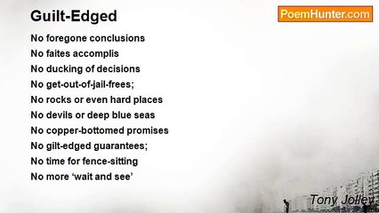 Tony Jolley - Guilt-Edged