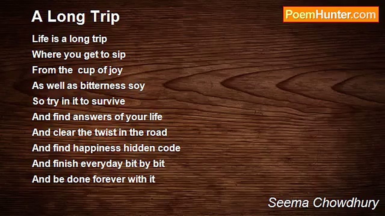 Seema Chowdhury - A Long Trip