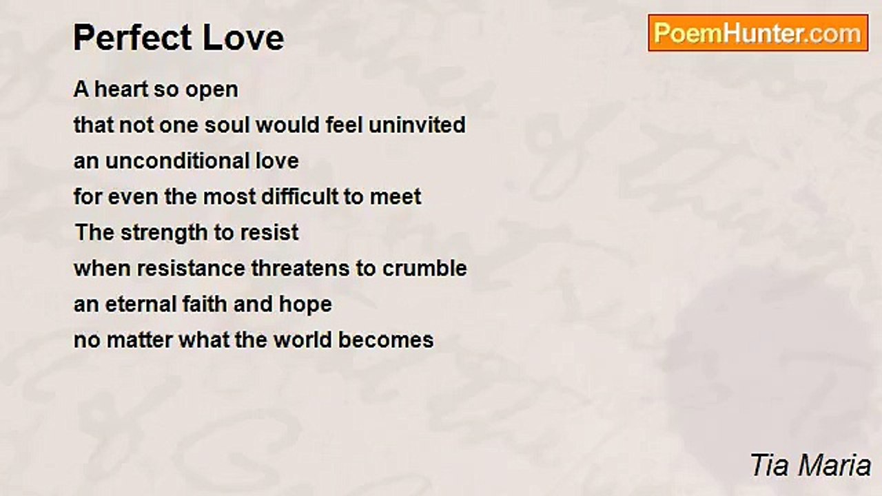 Tia Maria - Perfect Love