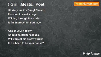 Kyle Hamp - ! Girl...Meats...Poet