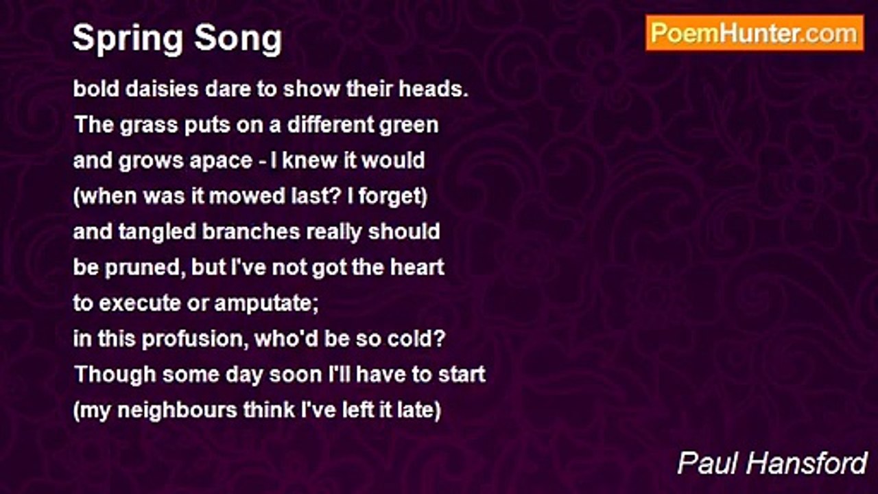 Paul Hansford - Spring Song