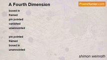 shimon weinroth - A Fourth Dimension