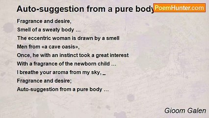 Gioom Galen - Auto-suggestion from a pure body …