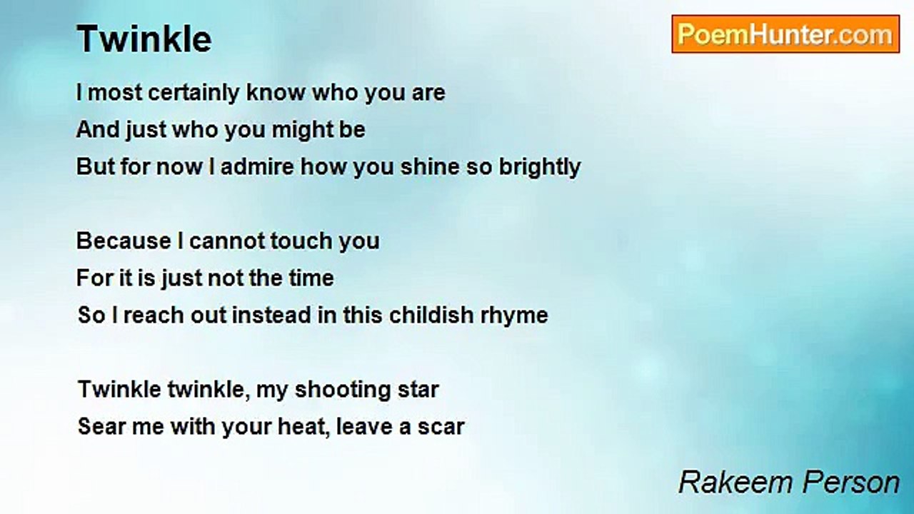 Rakeem Person - Twinkle