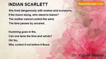 Dr. Yogesh Sharma - INDIAN SCARLETT