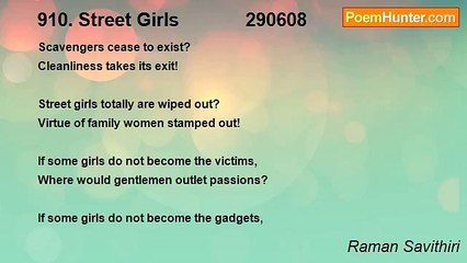 Raman Savithiri - 910. Street Girls             290608