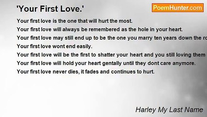 Harley My Last Name - 'Your First Love.'