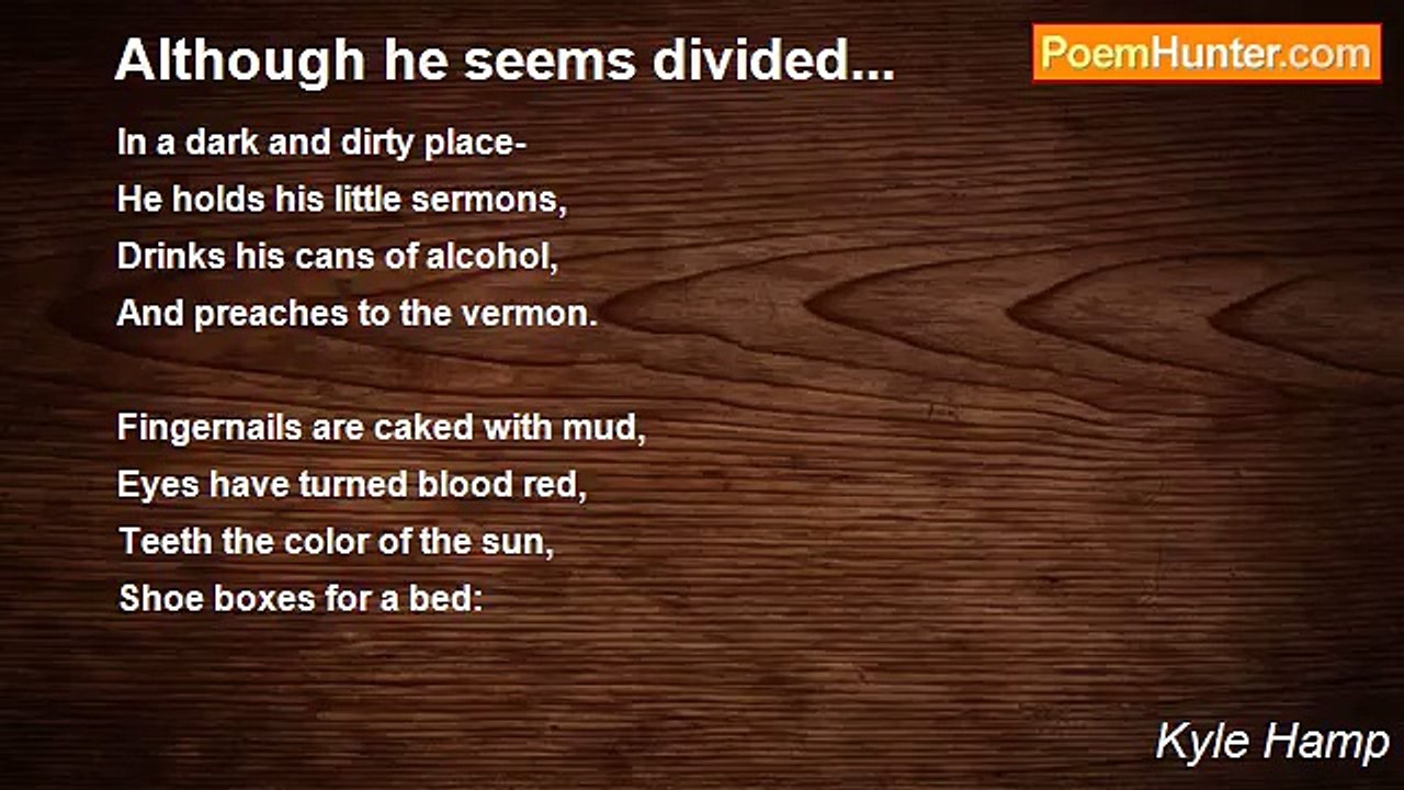 Kyle Hamp - Although he seems divided...