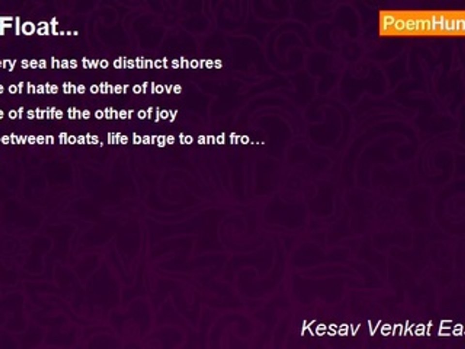 Kesav Venkat Easwaran - A Float...