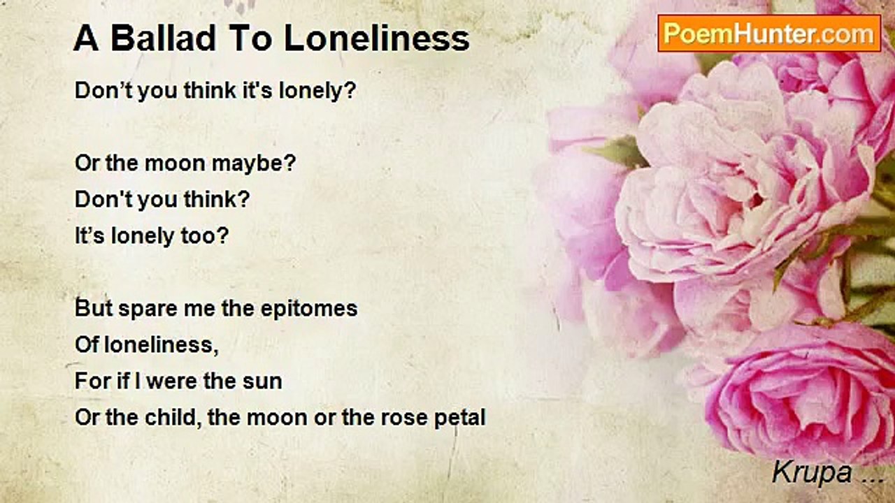 Krupa ... - A Ballad To Loneliness