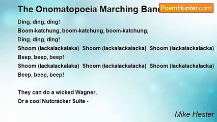 Mike Hester - The Onomatopoeia Marching Band