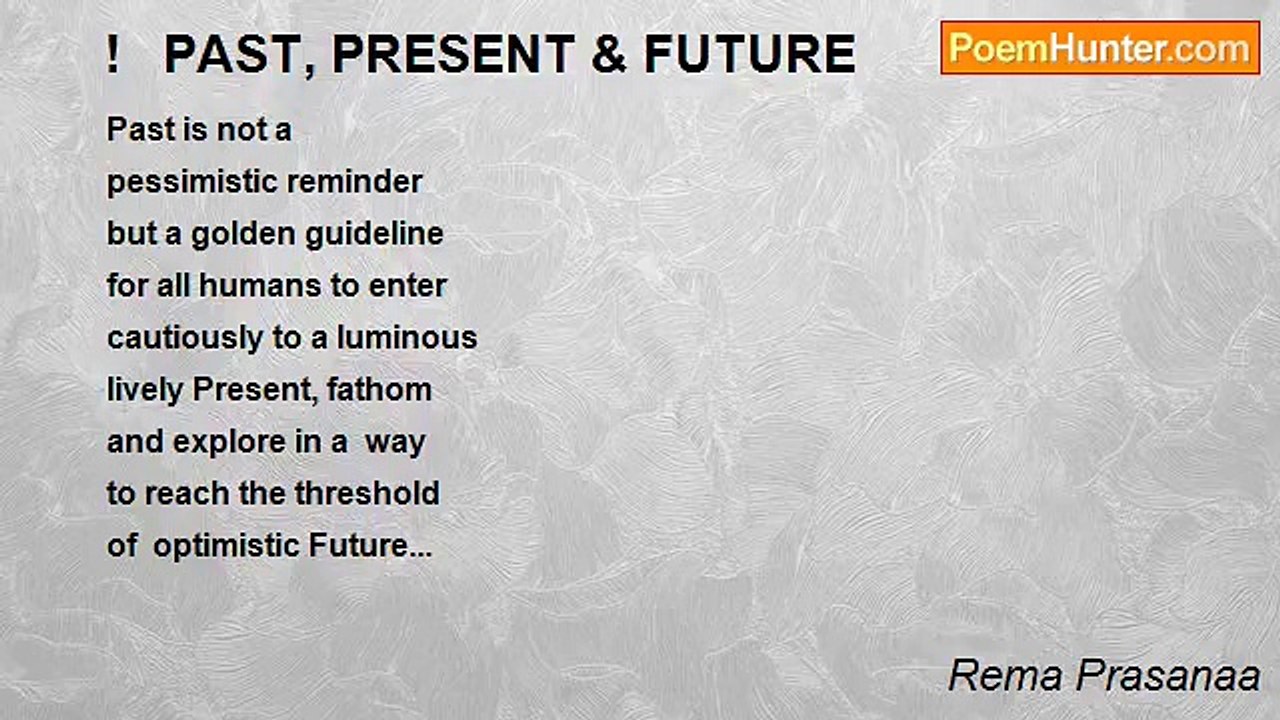 Rema Prasanaa - !   PAST, PRESENT & FUTURE