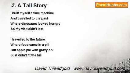 David Threadgold   www.davidthreadgold.com - .3. A Tall Story