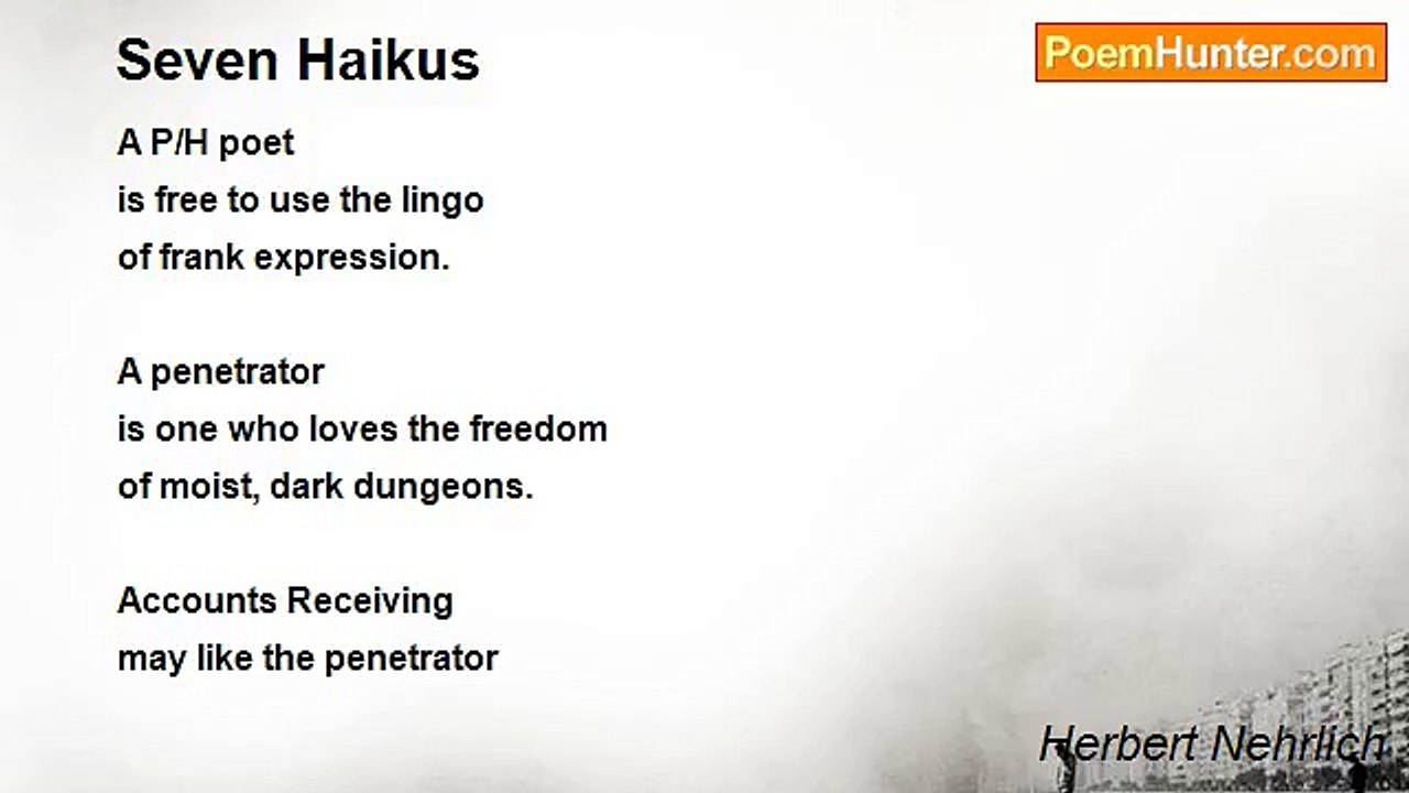 Herbert Nehrlich - Seven Haikus