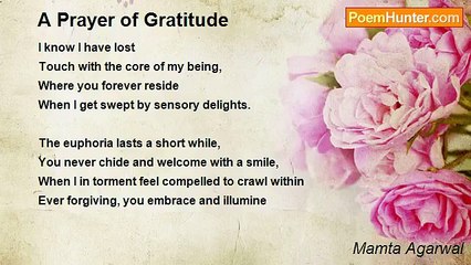 Mamta Agarwal - A Prayer of Gratitude