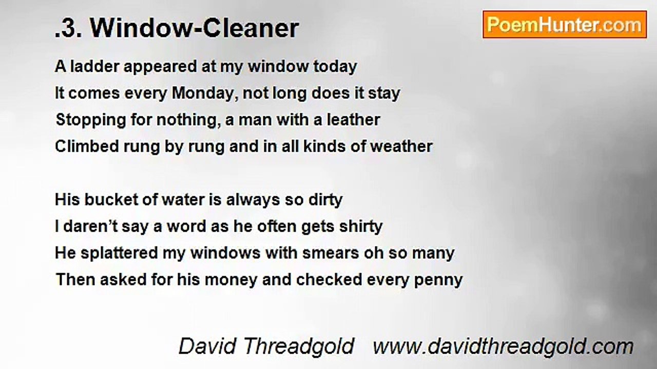 David Threadgold   www.davidthreadgold.com - .3. Window-Cleaner