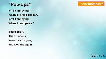 Sonia H. - ^Pop-Ups^