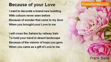 Frank Bana - Because of your Love