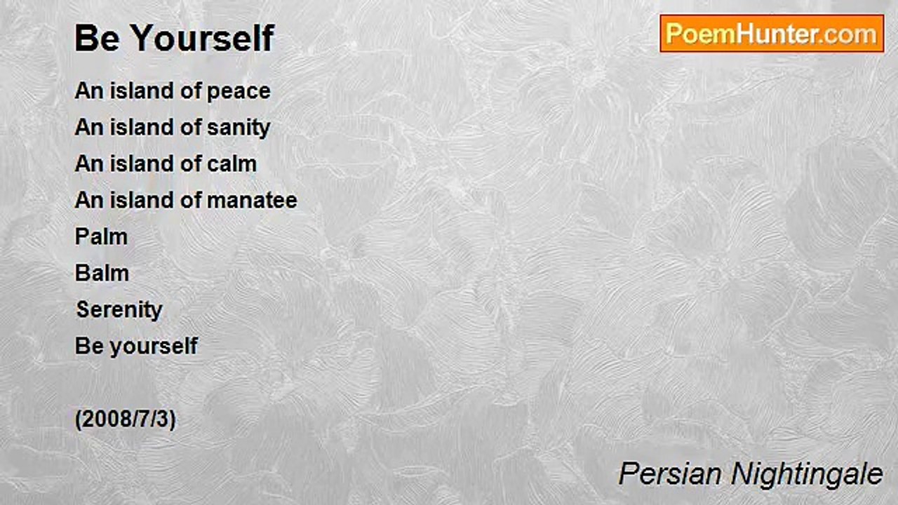 Persian Nightingale - Be Yourself