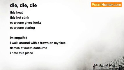 Michael Poston - die, die, die
