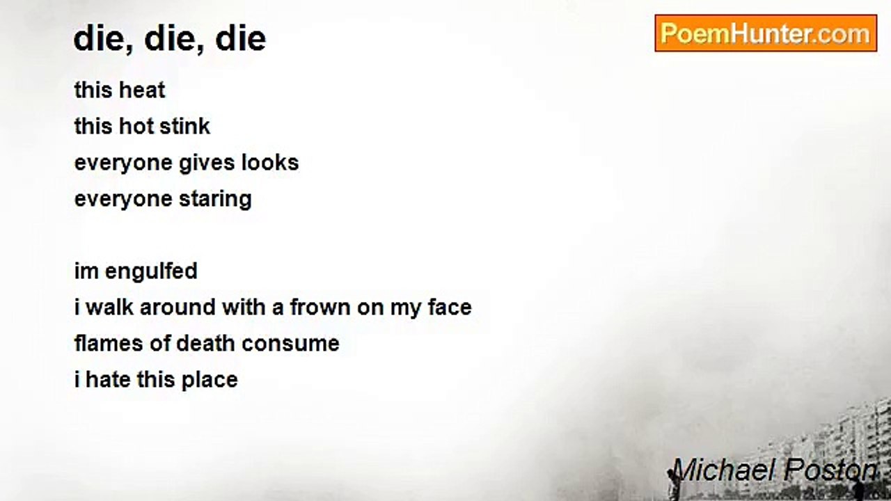 Michael Poston - die, die, die