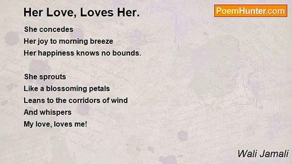 Wali Jamali - Her Love, Loves Her.