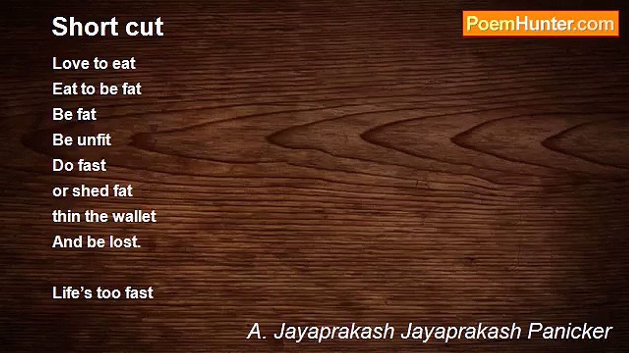 A. Jayaprakash Jayaprakash Panicker - Short cut