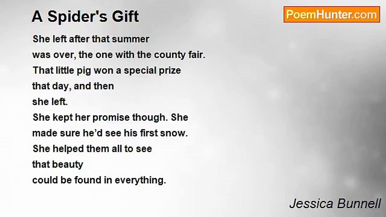 Jessica Bunnell - A Spider's Gift