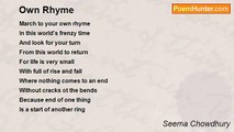 Seema Chowdhury - Own Rhyme